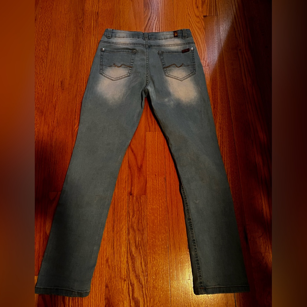 Seven for All Mankind Denim Faded Jeans Size 14 kids. Excellent condition